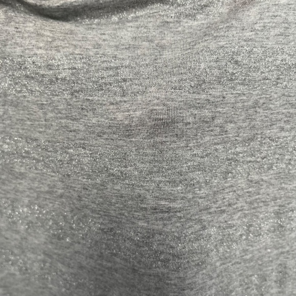 Talbots women’s gray top with stripes of shimmer XL - Picture 6 of 7